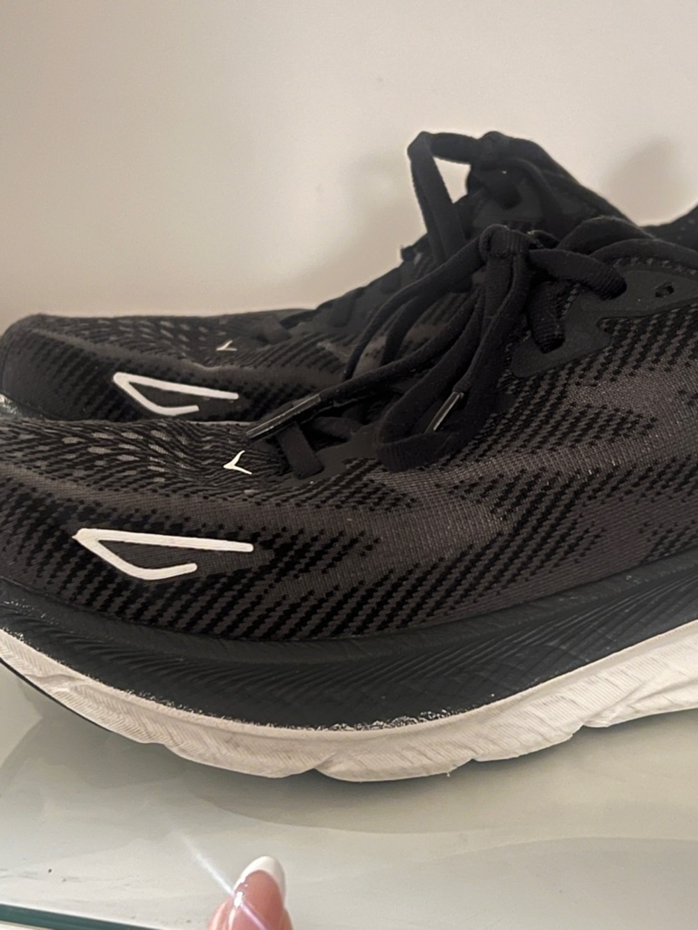 Hoka Clifton 9 Black Running Sneakers - women’s - Picture 6 of 10